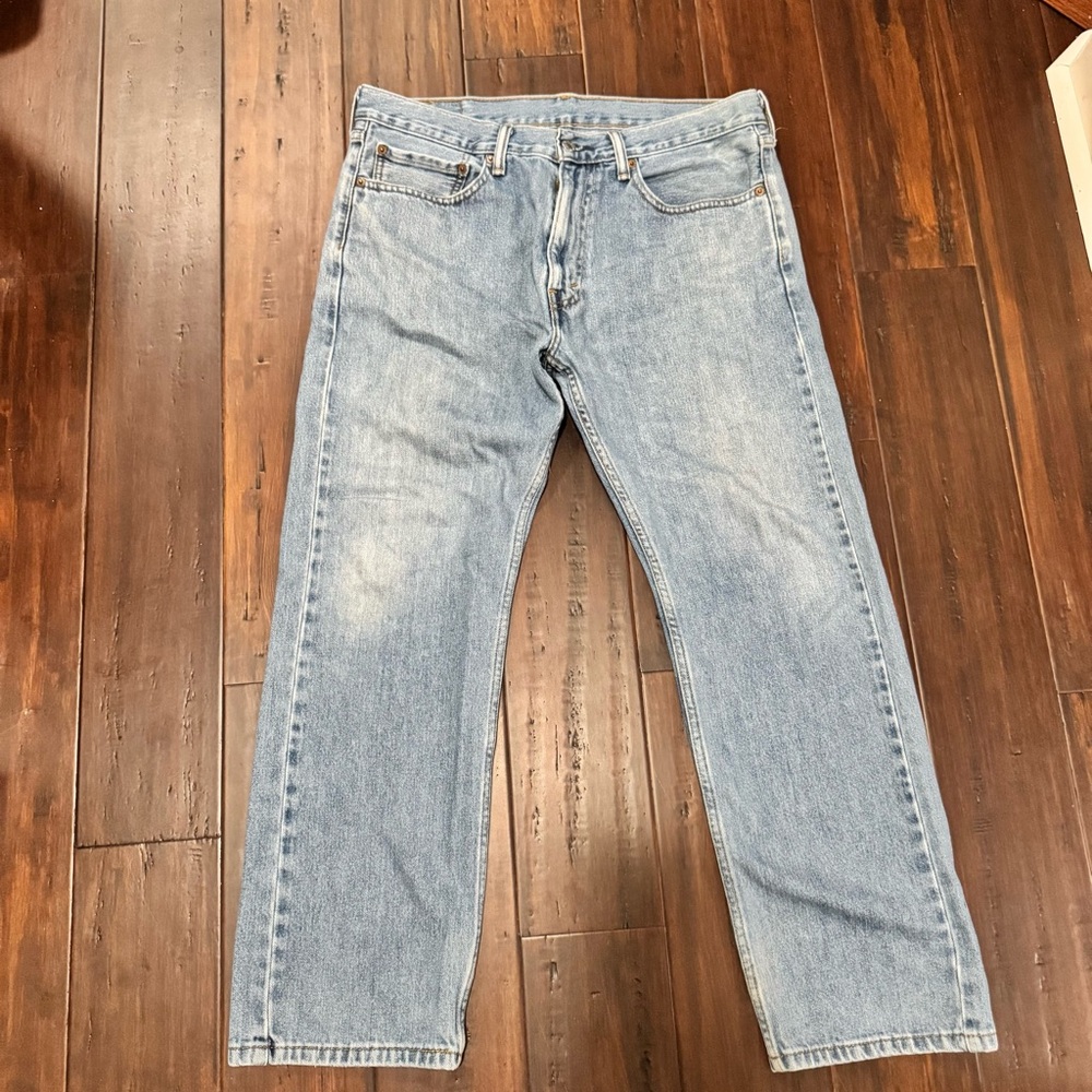 Levi 505 Light Blue Classic Straight Jeans